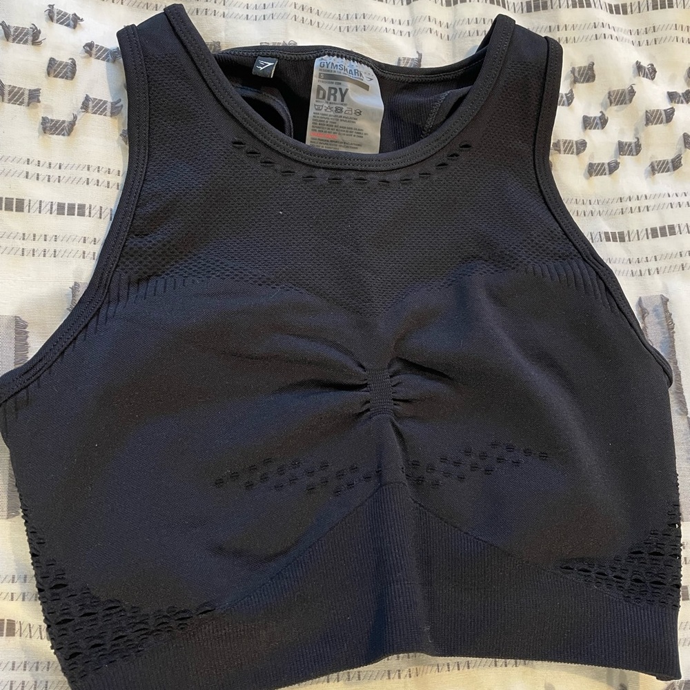 Gymshark crop top / bra black